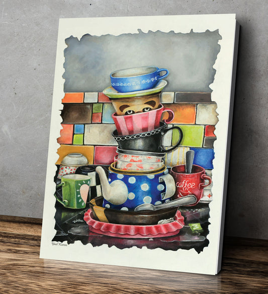 Kitchen Wall Art, Humorous Vintage Kitchen Decor